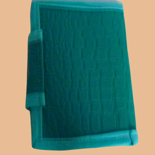 portefeuille turquoise