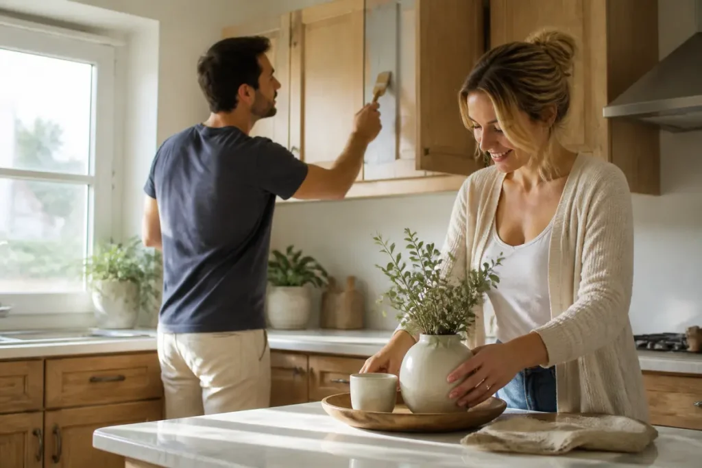 10 conseils pour moderniser relooker une cuisine rustique en chêne